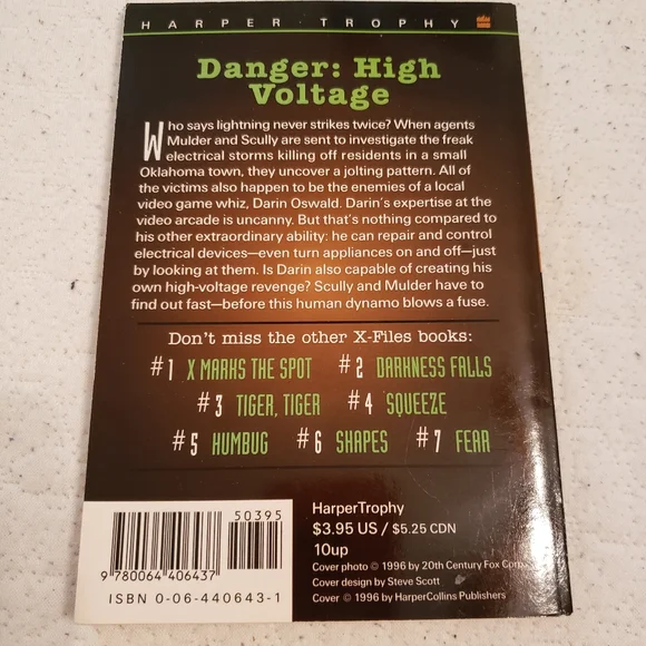 👽 X-Files Chapter Books 👽 - Picture 12 of 14